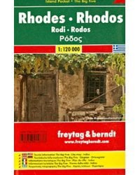 Rhodes. Rhodos. Island Pocket 1:120 000