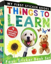My First Sticker Books: Things to Learn (4-books) (количество томов: 4)