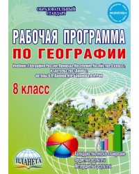 География. 8 класс. Рабочая программа к учебнику В.П. Дронова, И.И. Бариновой, В.Я. Рома. ФГОС