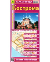 Кострома. Карта города