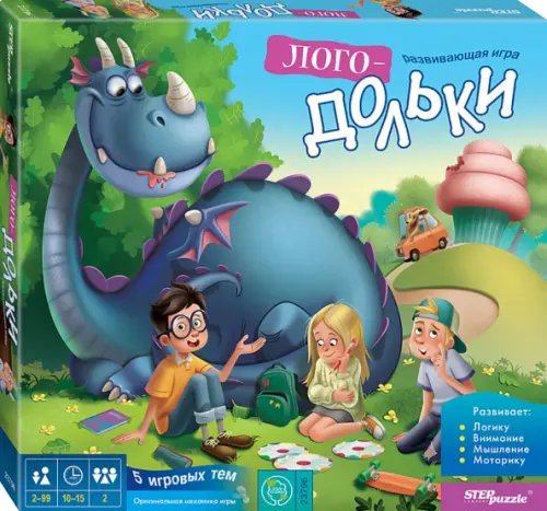 Развивающая игра из дерева. ЛогоДольки