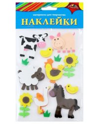 Наклейки из мягкого пластика ЭВА. Веселая ферма