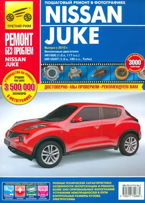 Nissan Juke. Руководство по эксплуатации, техническому обслуживанию и ремонту