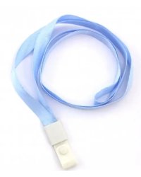 Шнур для пропуска &quot;Deli&quot;, цвет: нейлон голубой, 45х1 см, арт. 8352l-blue
