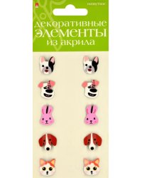 Элементы декоративные из акрила &quot;Животные&quot; (2-336/30)