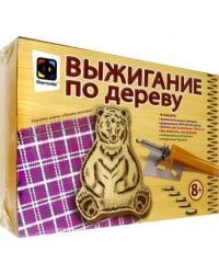 Выжигание по дереву Деревянная фигура Медведь