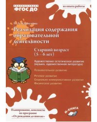 Реализация содержания образовательной деятельности. 5–6 лет. Художествено-эстетическое развитие