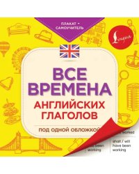 Все времена английских глаголов под одной обложкой. Плакат-самоучитель