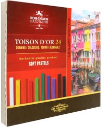 Пастель сухая художественная мягкая Toison d`Or 8584, 24 цвета