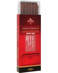 Сепия светлая для цанговых карандашей Gioconda 4377, 6 штук