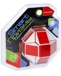 Игра-головоломка Smart Призмы, красно-белая змейка