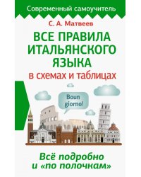 Все правила итальянского языка в схемах и таблицах