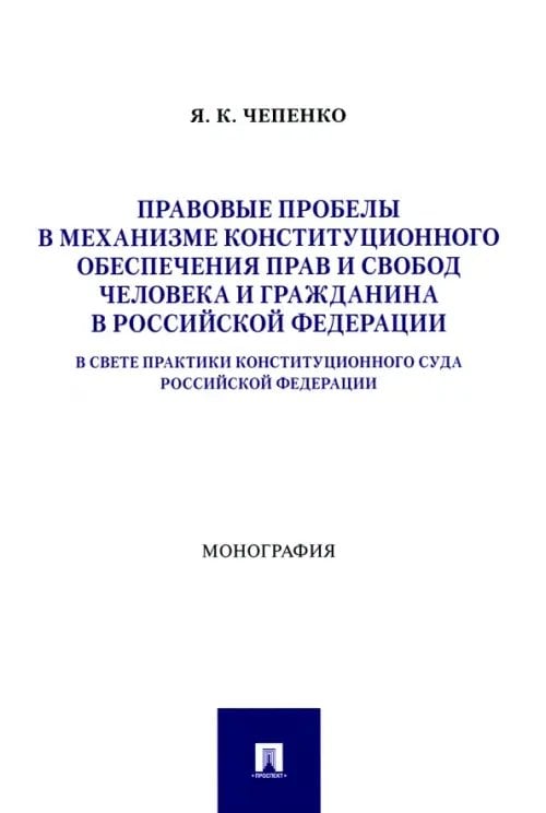 Правовые пробелы в механизме конституционного обеспечения прав и свобод человека и гражданина в РФ