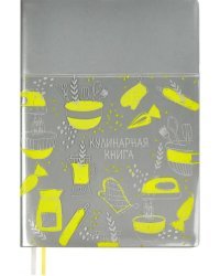 Книга для записи кулинарных рецептов, 96 листов, А6+, серебряная
