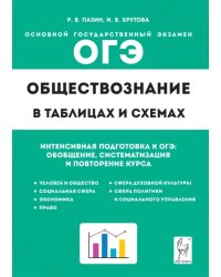 ОГЭ Обществознание в таблицах и схемах. Интенсивная подготовка к ОГЭ. Обобщение, систематизация