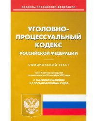 Уголовно-процессуальный Российской Федерации по состоянию на 20 сентября 2022 г.