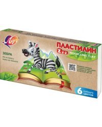 Пластилин Zoo, 6 цветов