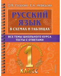 Русский язык. 1 класс. В схемах и таблицах. Все темы школьного курса с тестами