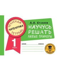 Математика. 1 класс. Научусь решать любые примеры