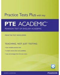 Practice Tests Plus. PTE Academic. Course Book with Key+ CD-ROM