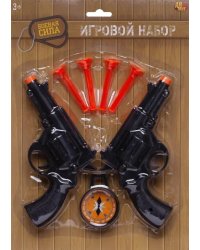 Набор Два пистолета, 4 пули и компас