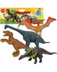 Набор фигурок Динозавры, 4 игрушки