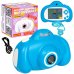 Детский цифровой фотоаппарат с селфи камерой, голубой