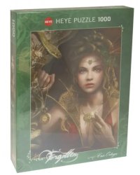 Puzzle-1000. Девушка с золотыми украшениями
