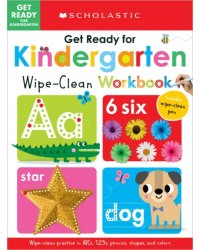 Get Ready for Kindergarten. Wipe Clean Workbook