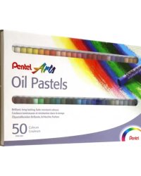 Пастель масляная Pentel Arts Oil Pastels, 50 цветов