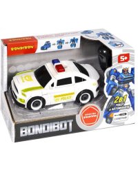 Трансформер Bondibot, 2 в 1, Робот-автомобиль, полиция