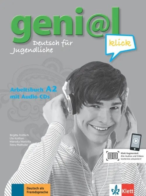 Geni@l klick A2. Deutsch als Fremdsprache für Jugendliche. Arbeitsbuch mit 2 Audio-CDs