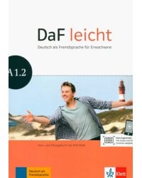 DaF leicht A1.2. Deutsch als Fremdsprache fur Erwachsene. Kurs- und Ubungsbuch mit DVD-ROM
