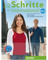 Schritte international Neu 1+2. Medienpaket, 5 Audio-CDs und 1 DVD zum Kursbuch