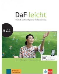 DaF leicht A2.1. Deutsch als Fremdsprache für Erwachsene. Kurs- und Übungsbuch mit Audios und Videos