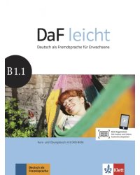 DaF leicht B1.1. Deutsch als Fremdsprache für Erwachsene. Kurs- und Übungsbuch mit DVD-ROM