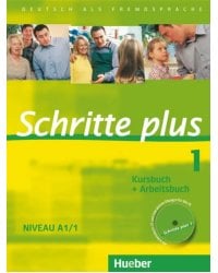 Schritte plus 1. Kursbuch + Arbeitsbuch mit Audio-CD zum Arbeitsbuch und interaktiven Übungen