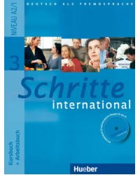 Schritte international 3. Kursbuch + Arbeitsbuch + Audio-CD zum Arbeitsbuch und interaktiven Übungen