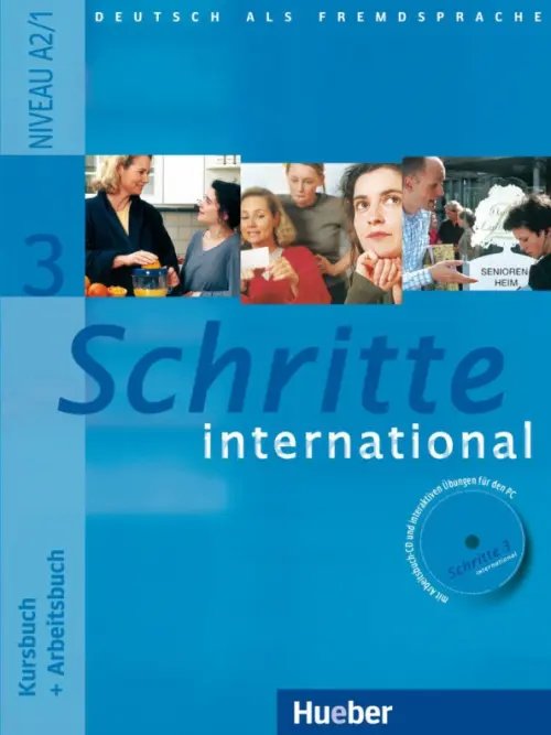 Schritte international 3. Kursbuch + Arbeitsbuch + Audio-CD zum Arbeitsbuch und interaktiven Übungen