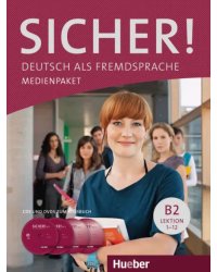 Sicher! B2. Medienpaket, 2 Audio-CDs und 2 DVDs zum Kursbuch. Deutsch als Fremdsprache