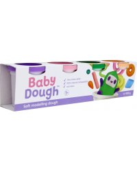 Тесто для лепки Baby Dough, 4 цвета