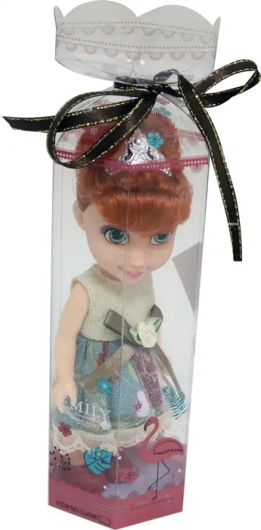 Кукла-мини &quot;Emily&quot; в прозрачной коробочке (QJ086C)