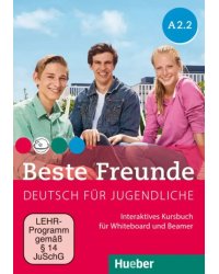 Beste Freunde A2.2. Interaktives Kursbuch für Whiteboard und Beamer – DVD-ROM