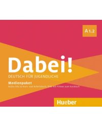 Dabei! A1.2. Medienpaket, 3 Audio-CDs + DVD. Deutsch für Jugendliche. Deutsch als Fremdsprache