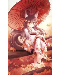 Картина по номерам Осенний дух кицунэ, 30x50
