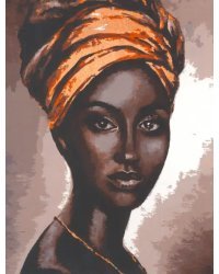 Картина по номерам Африканская женщина