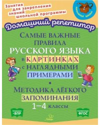 Самые важные правила русского языка в картинках с наглядными примерами. 1-4 класс