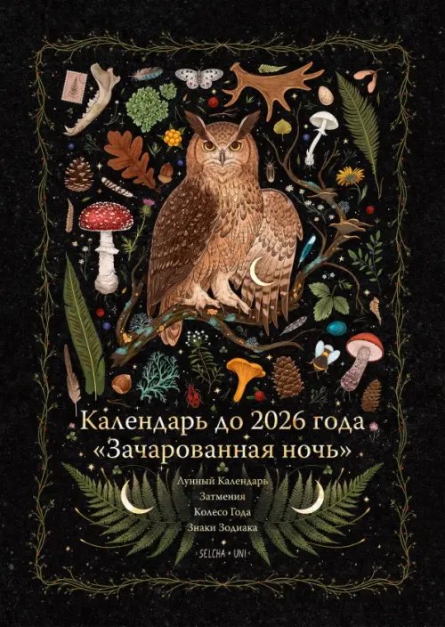 Календарь до 2026 года Зачарованная ночь. Сова