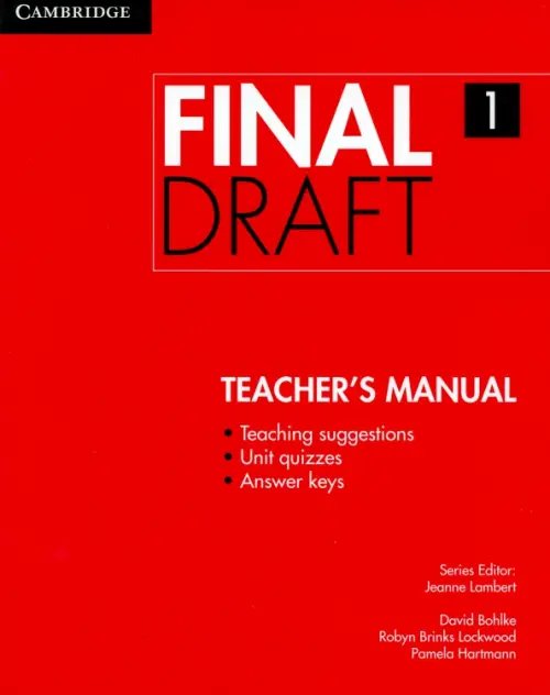 Final Draft. Level 1. Teacher's Manual