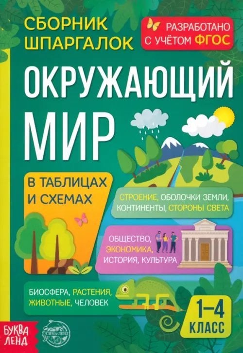 Окружающий мир. 1-4 классы. Сборник шпаргалок